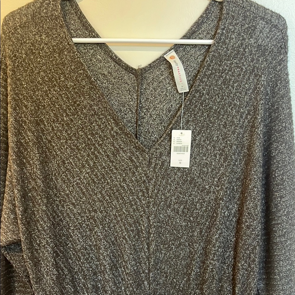 Anthropologie Brown Long Sleeve Knit Dress